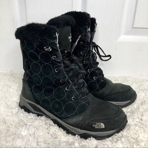 THE North Face Primaloft Black Winter Grip Boots 6